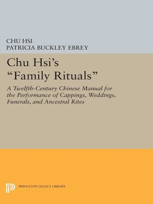 cover image of Chu Hsi's Family Rituals